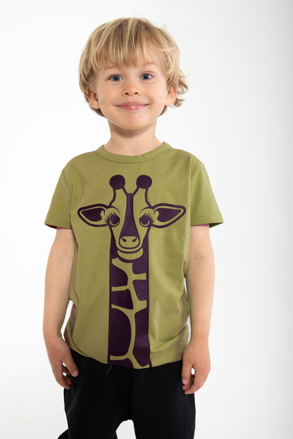 Dyrgrowl T  Olive GIRAF