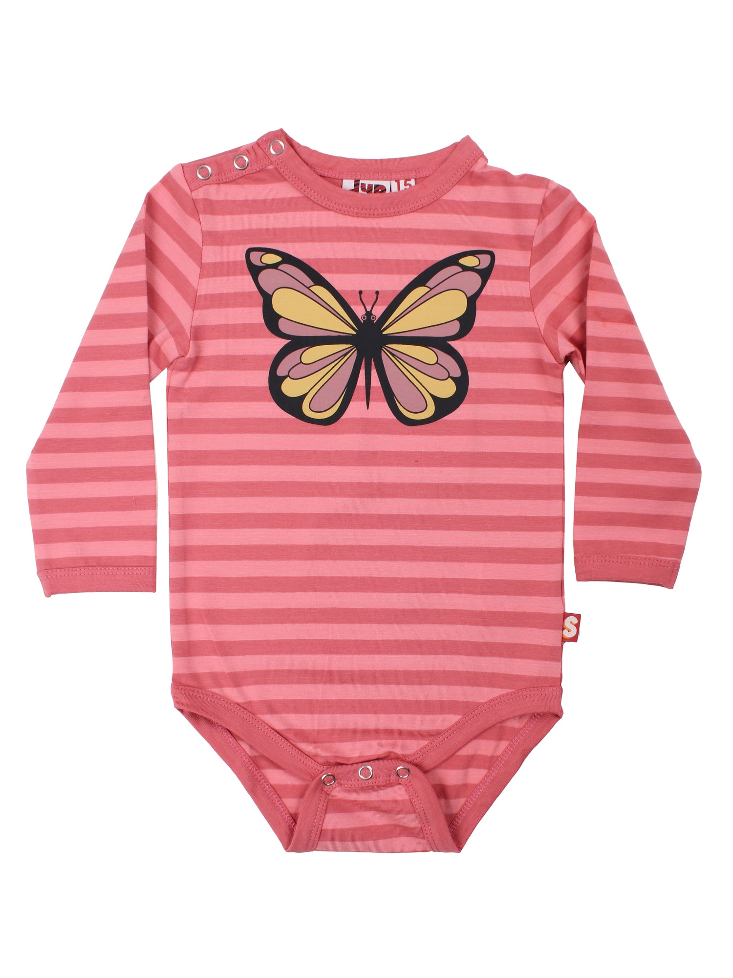 Dyrquack Suit AOP/STRIB Warm Rose/Coral SOMMERFUGL