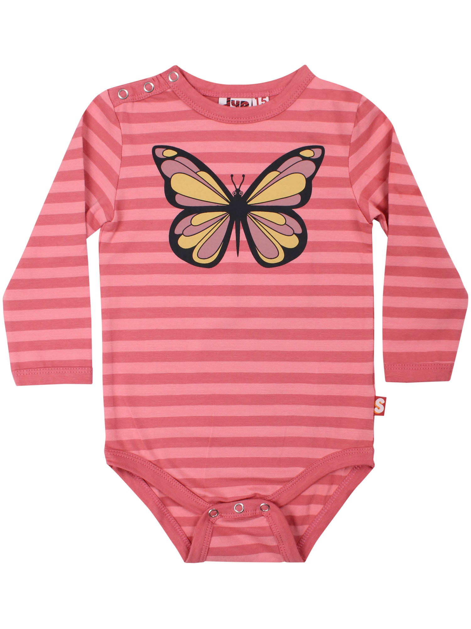 Dyrquack Suit AOP/STRIB Warm Rose/Coral SOMMERFUGL