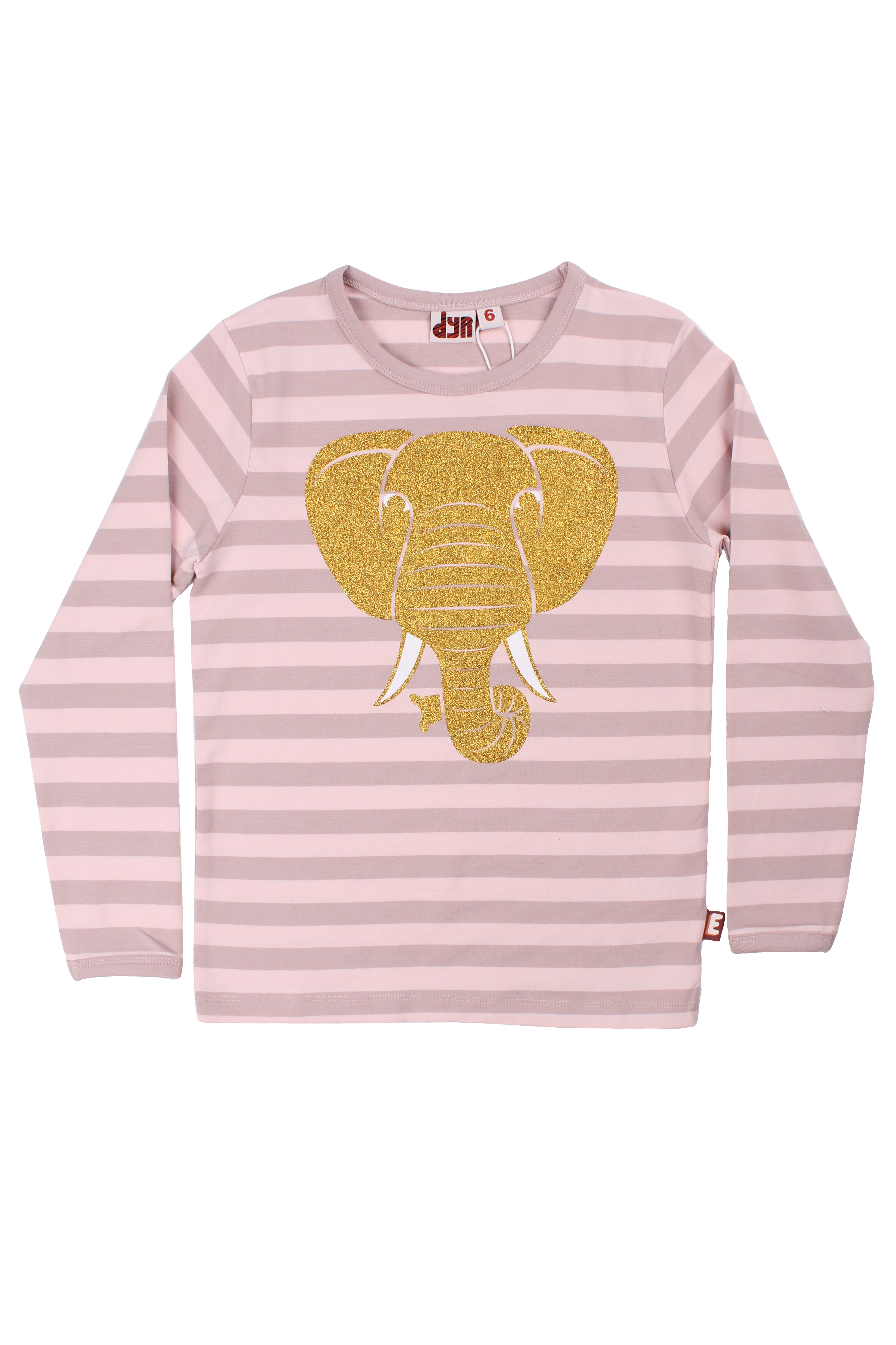 Dyrroar T AOP/STRIB Rose Beige/Lt Rose ELEFANT