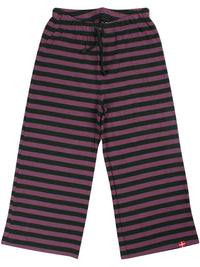 ESS - Danaeblemost Ribbing Pants Dark Forest/Grey Plum