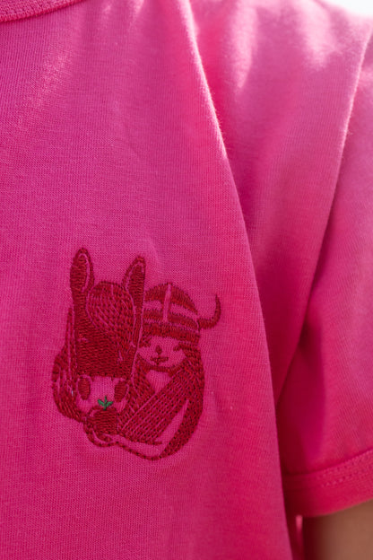 ESS - Danebasic Ivalu Tee Spicy Pink EMBY IDUNN