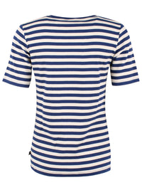 ESS - Danefriend Ribbing Tee Deep Blue/Chalk