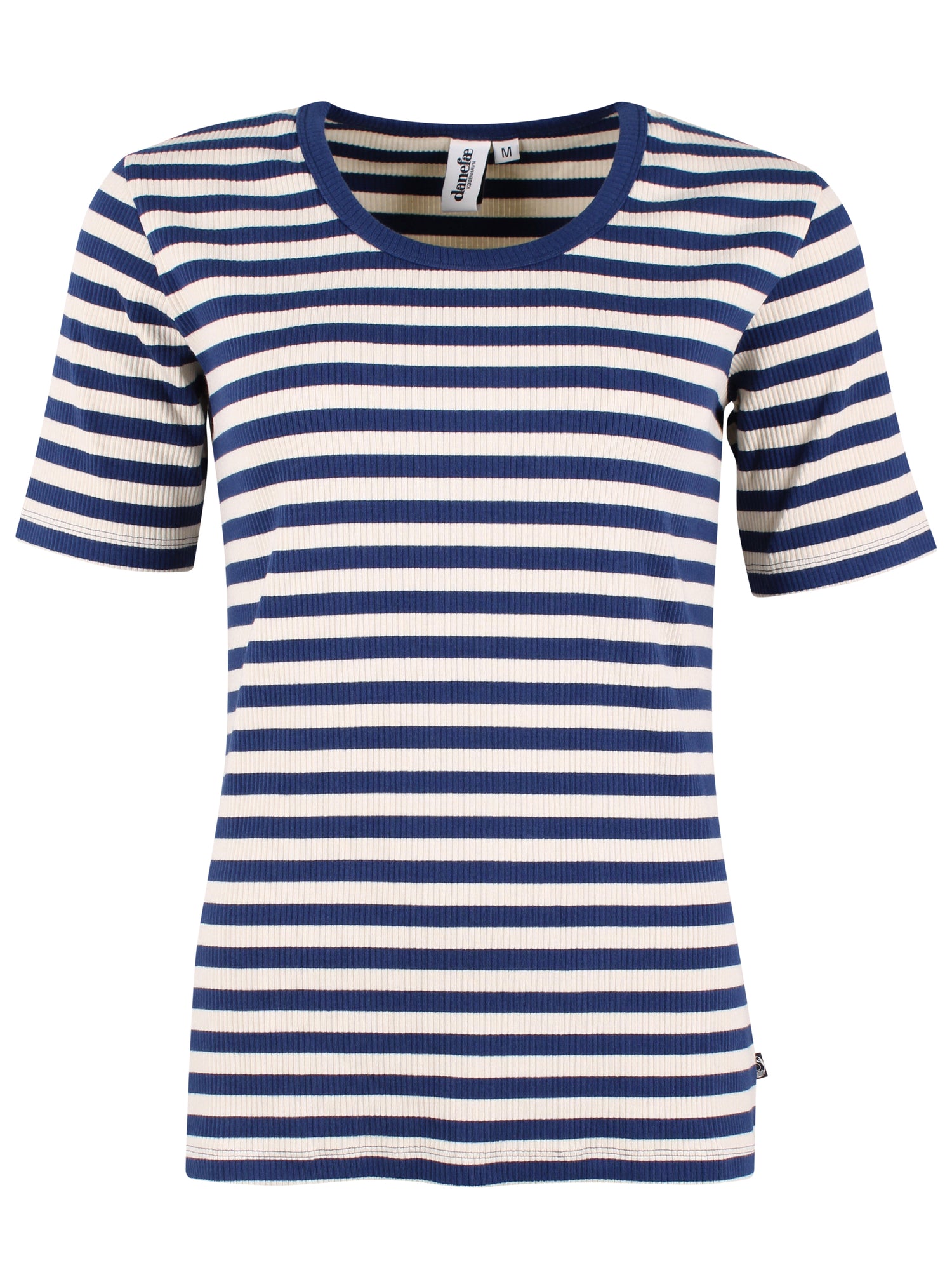 ESS - Danefriend Ribbing Tee Deep Blue/Chalk