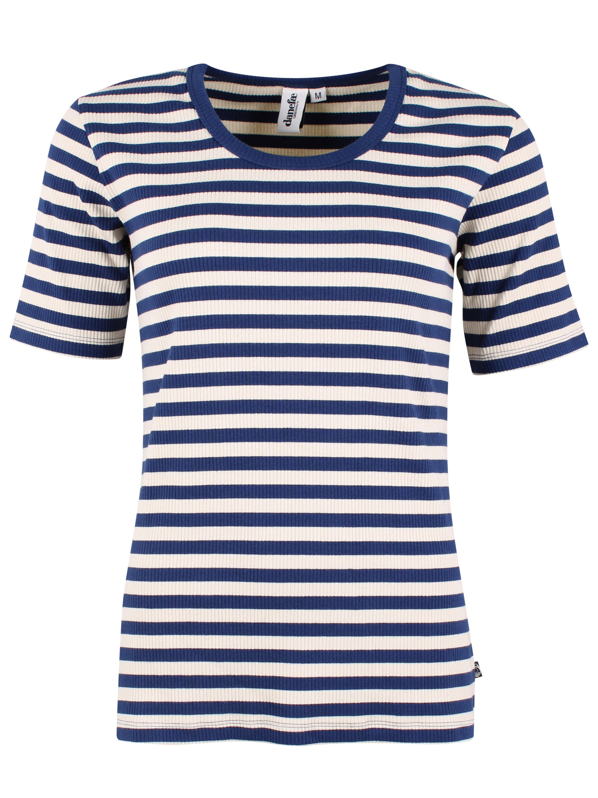 ESS - Danefriend Ribbing Tee Deep Blue/Chalk