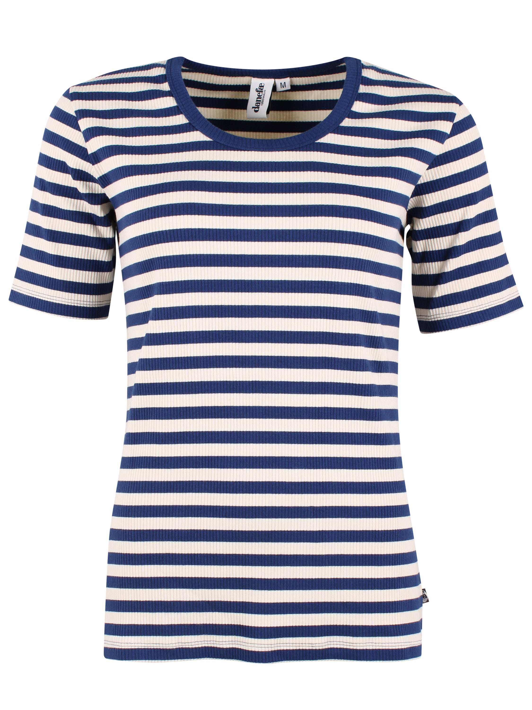 ESS - Danefriend Ribbing Tee Deep Blue/Chalk