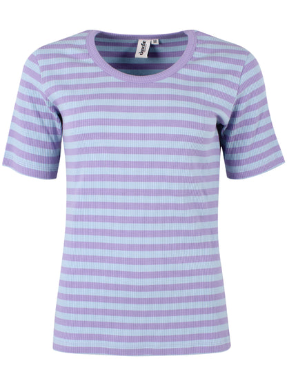 ESS - Danefriend Ribbing Tee Light Lilac/Cold Sky
