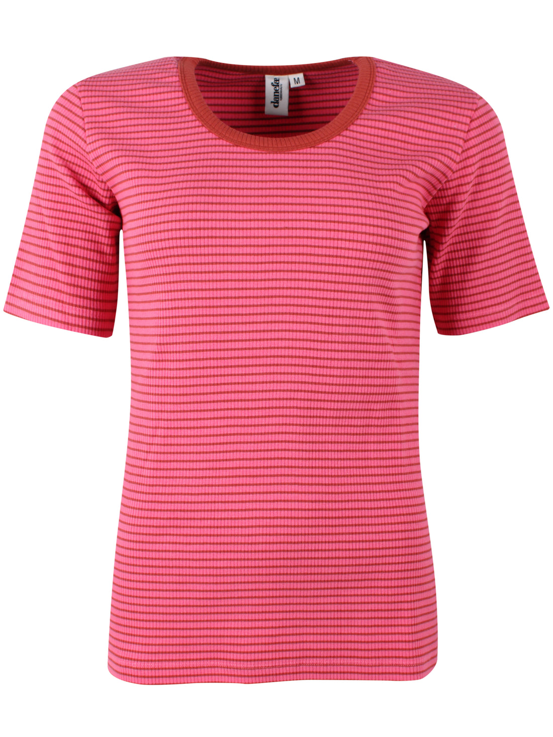 ESS - Danefriend Ribbing Tee Soft Cherry/Chili