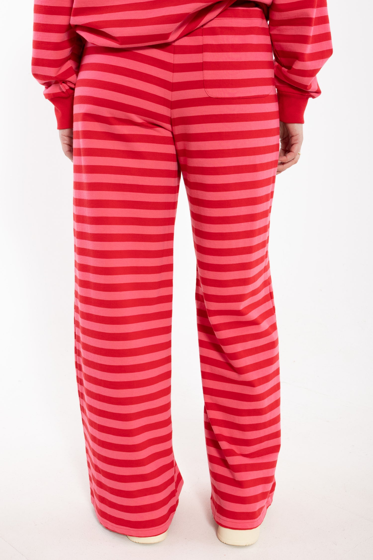 ESS - Danegrain Sweat Pants Spicy Pink/Dark Red