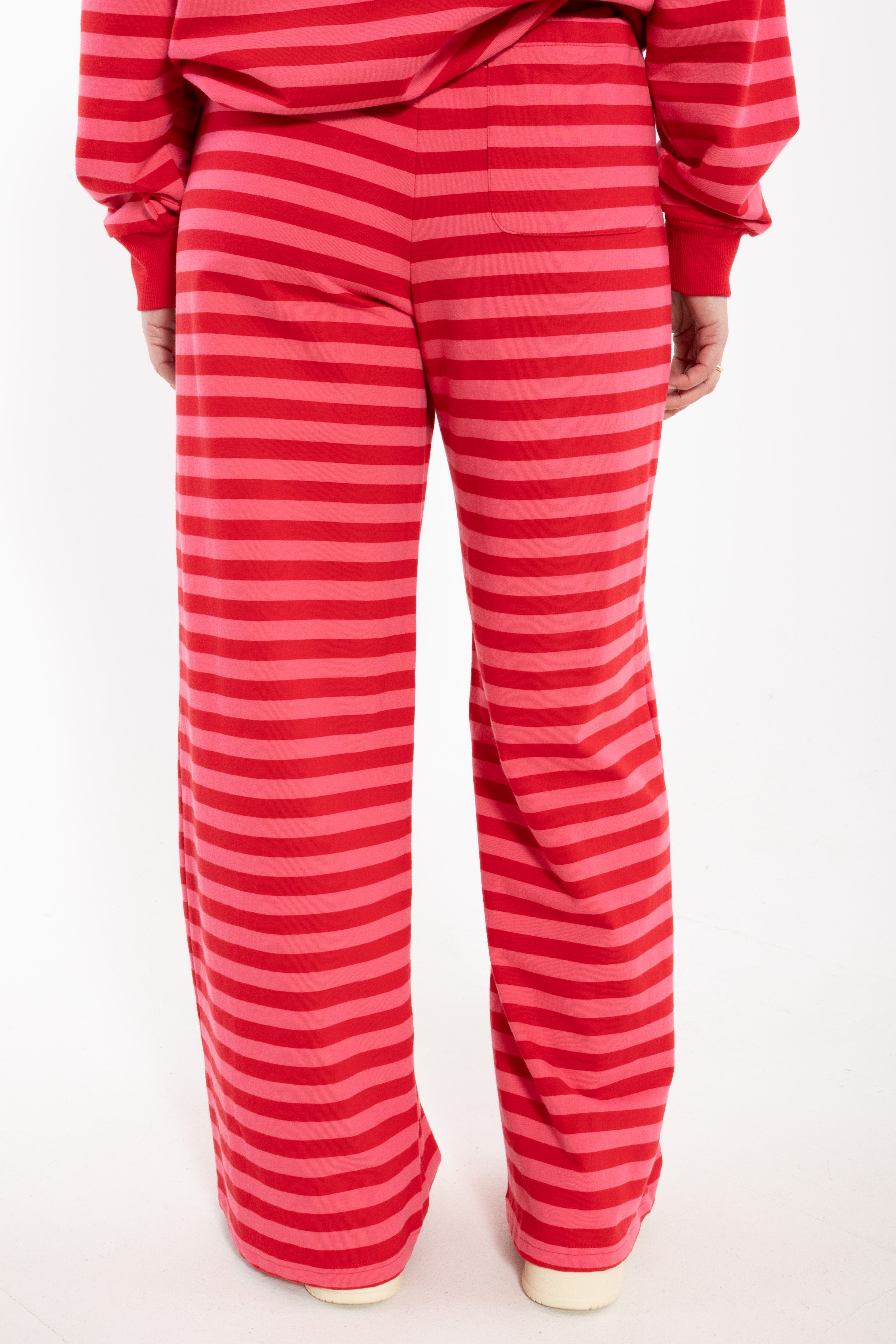 ESS - Danegrain Sweat Pants Spicy Pink/Dark Red