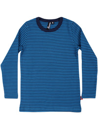 ESS - Danelemonade Ribbing Tee Warm Blue/Dark Navy