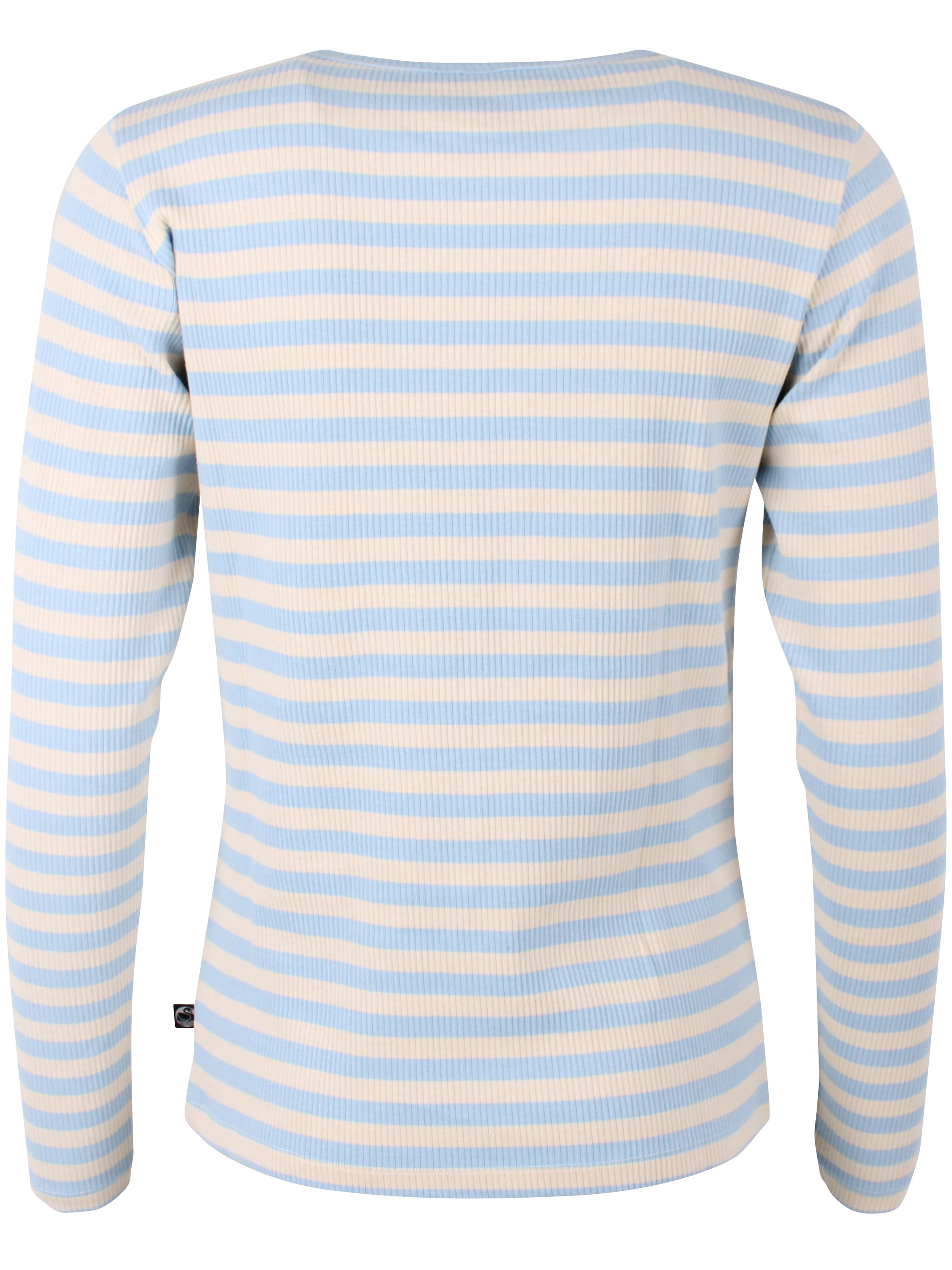 ESS - Danepartner LS Ribbing Tee Chalk/Cold Sky