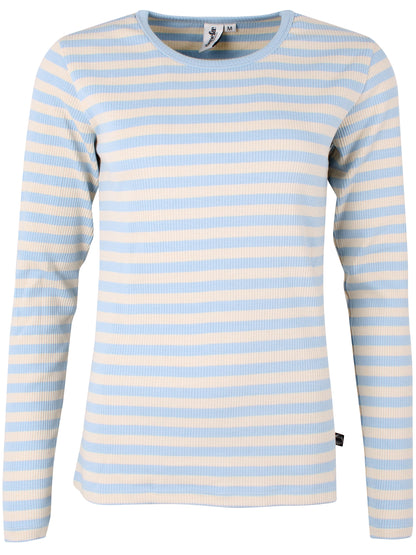ESS - Danepartner LS Ribbing Tee Chalk/Cold Sky