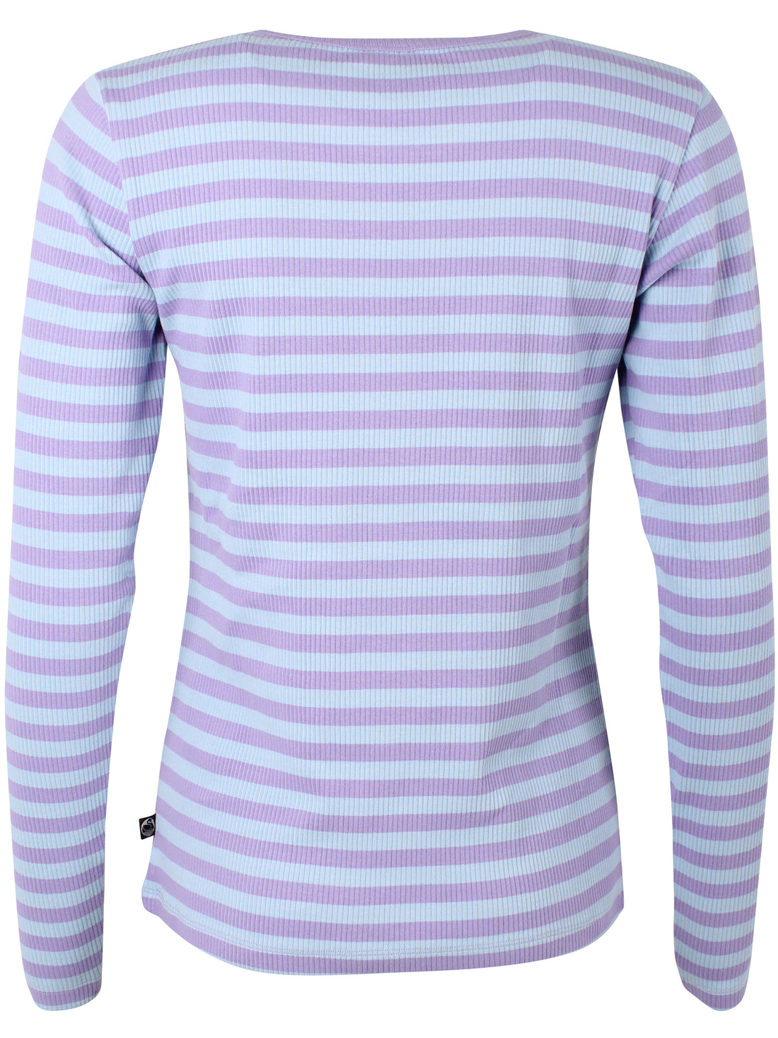 ESS - Danepartner LS Ribbing Tee Light Lilac/Cold Sky