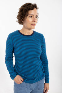 ESS - Danepartner Ls Warm Blue/Dark Navy