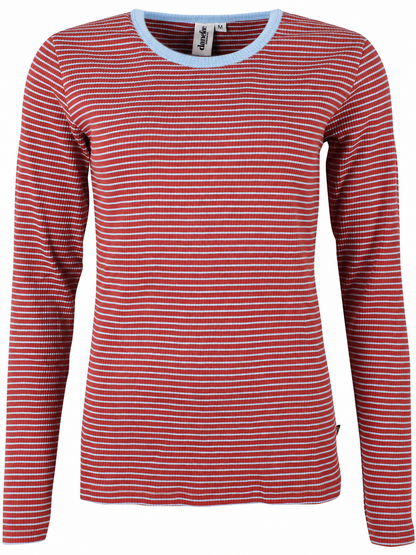ESS - Danepartner LS Ribbing Tee Chili/Cold Sky
