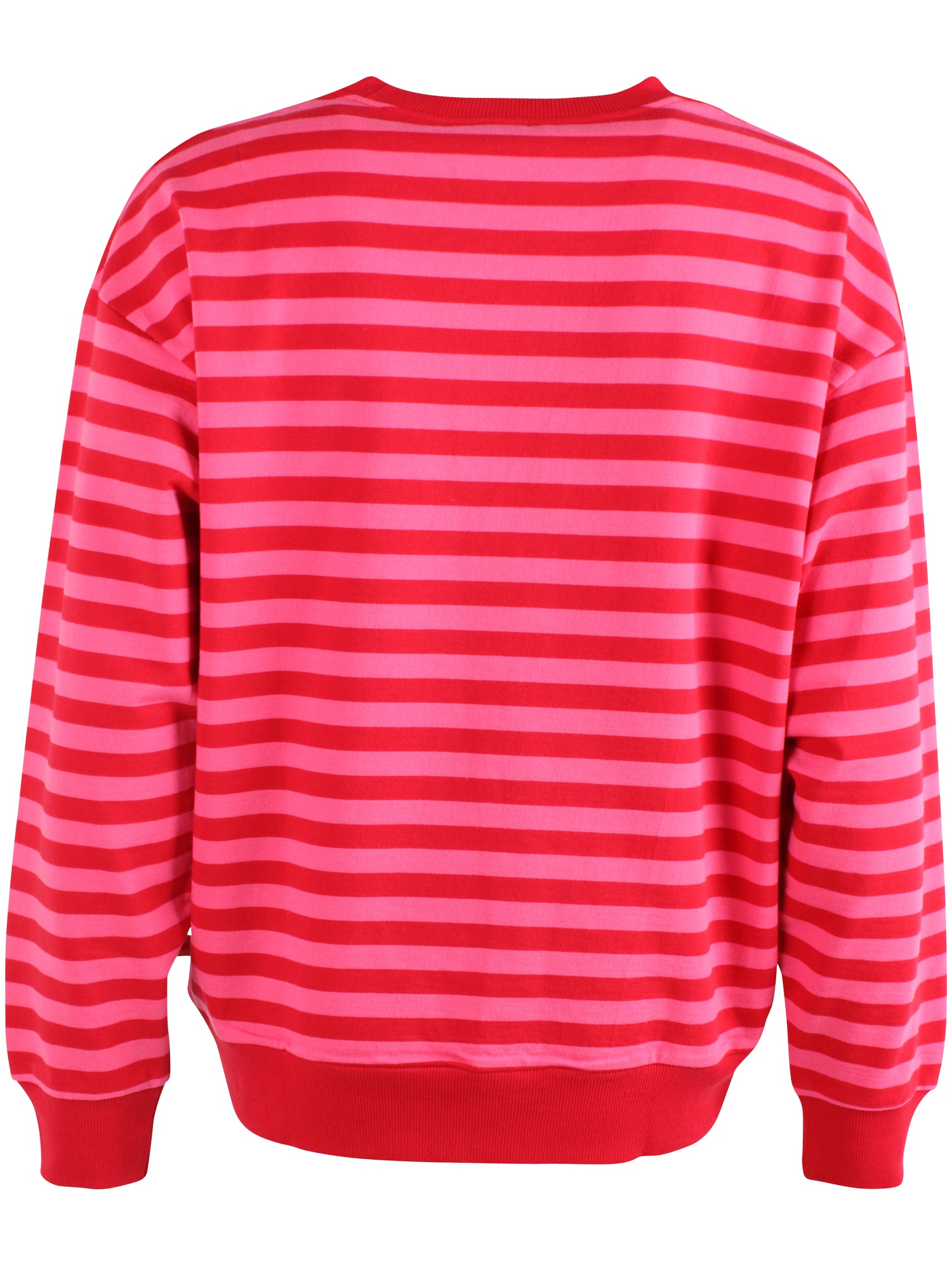 ESS - Danepit Sweatshirt Spicy Pink/Dk Red