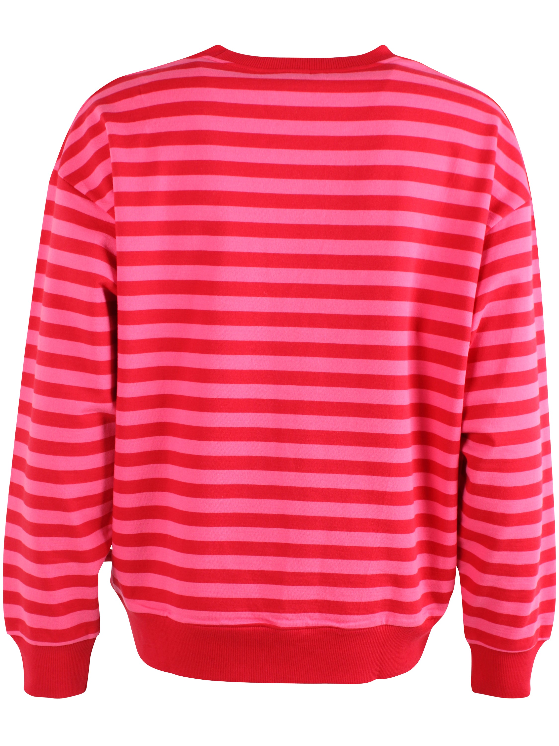 ESS - Danepit Sweatshirt Spicy Pink/Dk Red