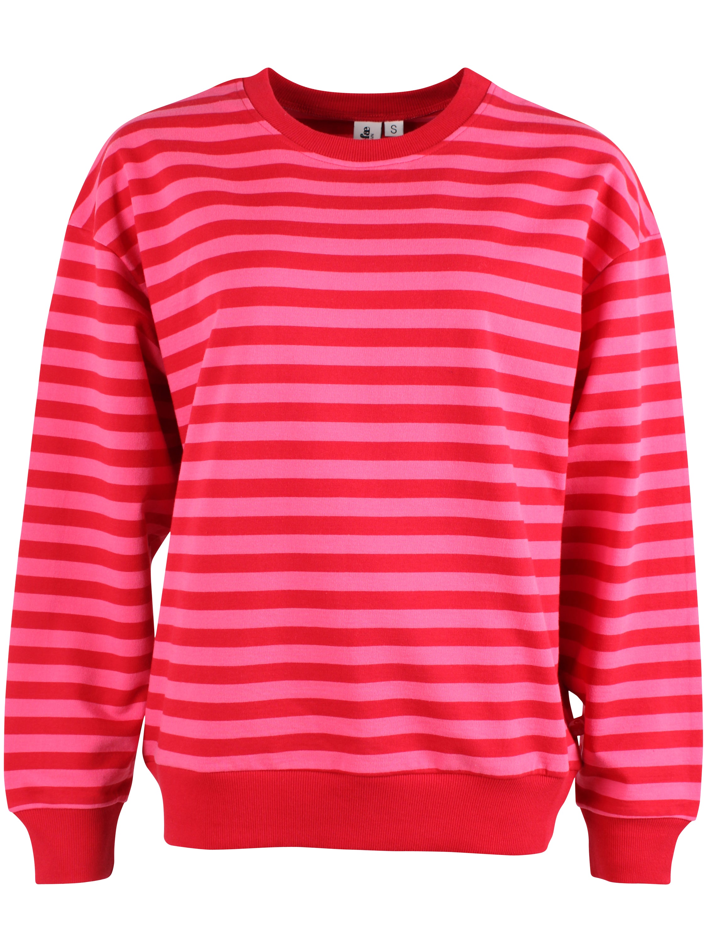 ESS - Danepit Sweatshirt Spicy Pink/Dk Red