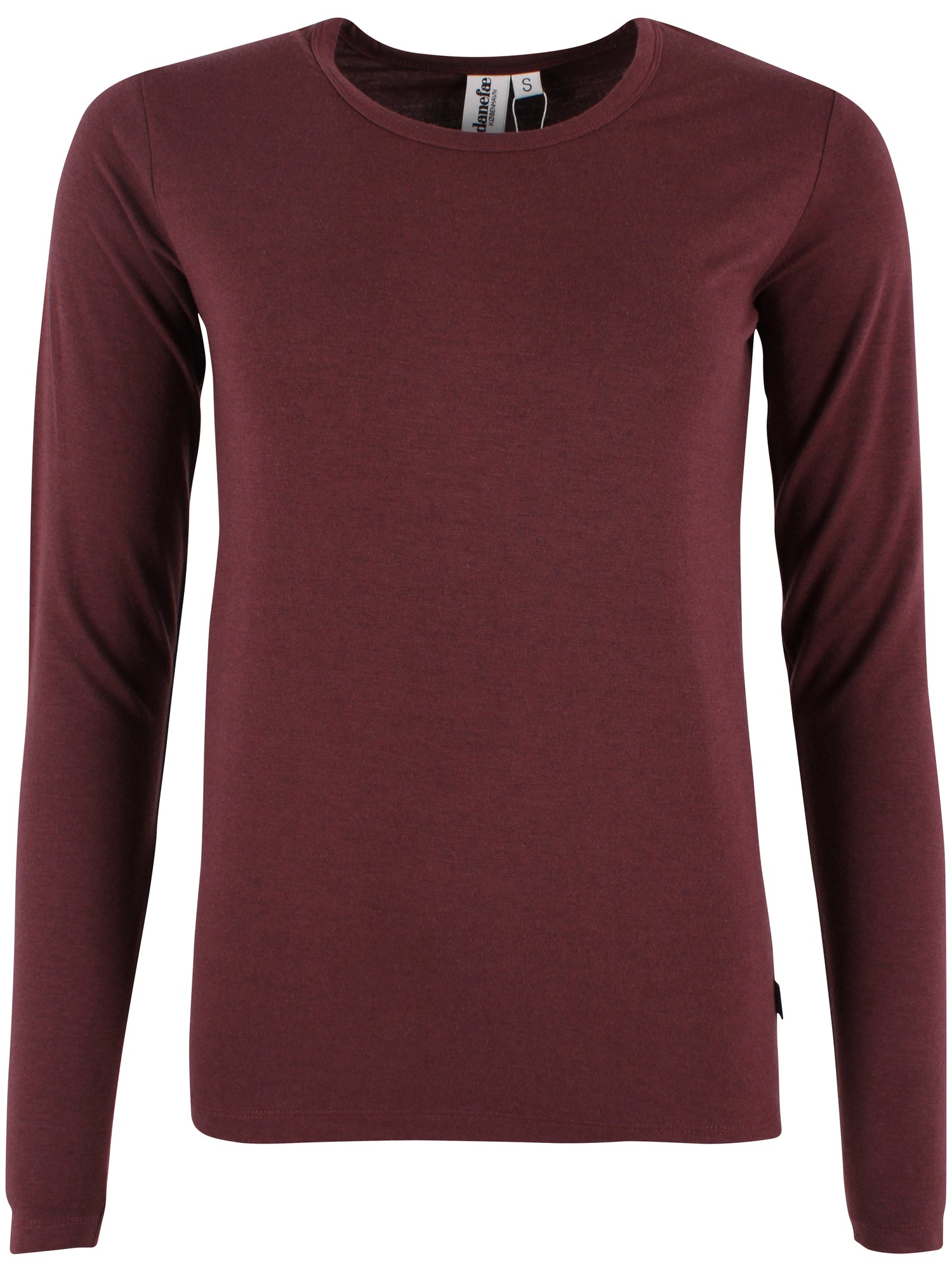 ESS - Danepleasure Wool LS Tee Dark Wine