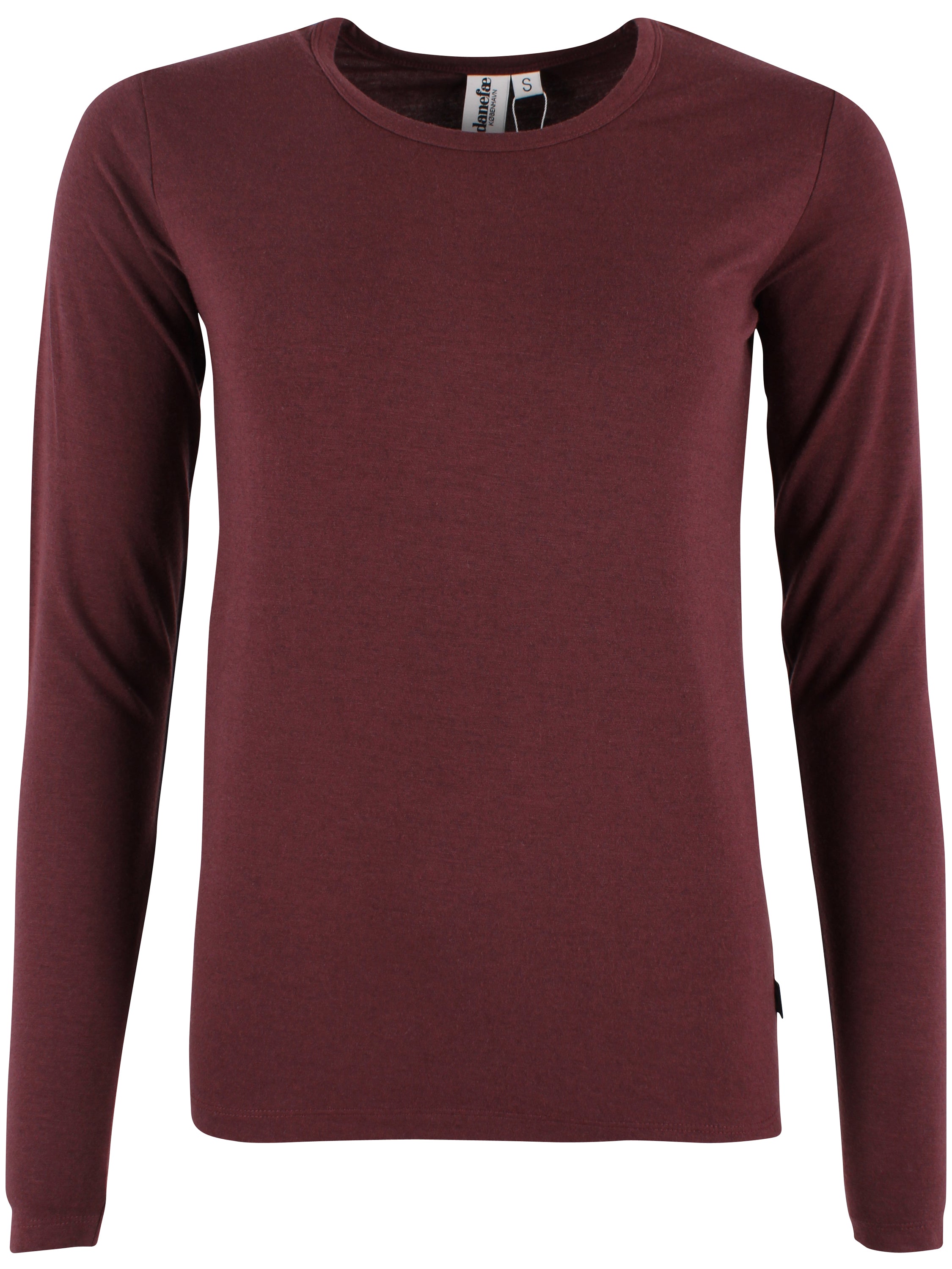 ESS - Danepleasure Wool LS Tee Dark Wine