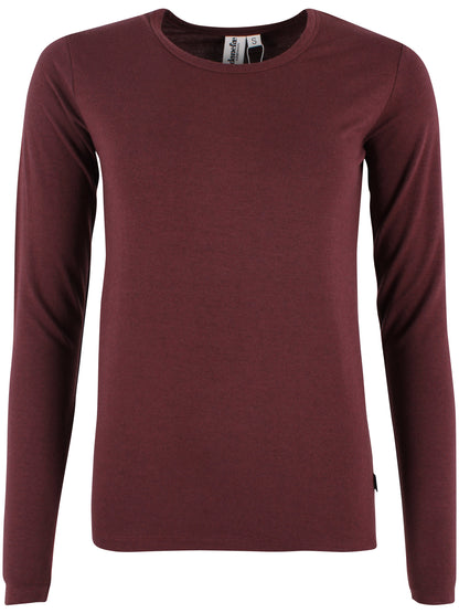 ESS - Danepleasure Wool LS Tee Dark Wine