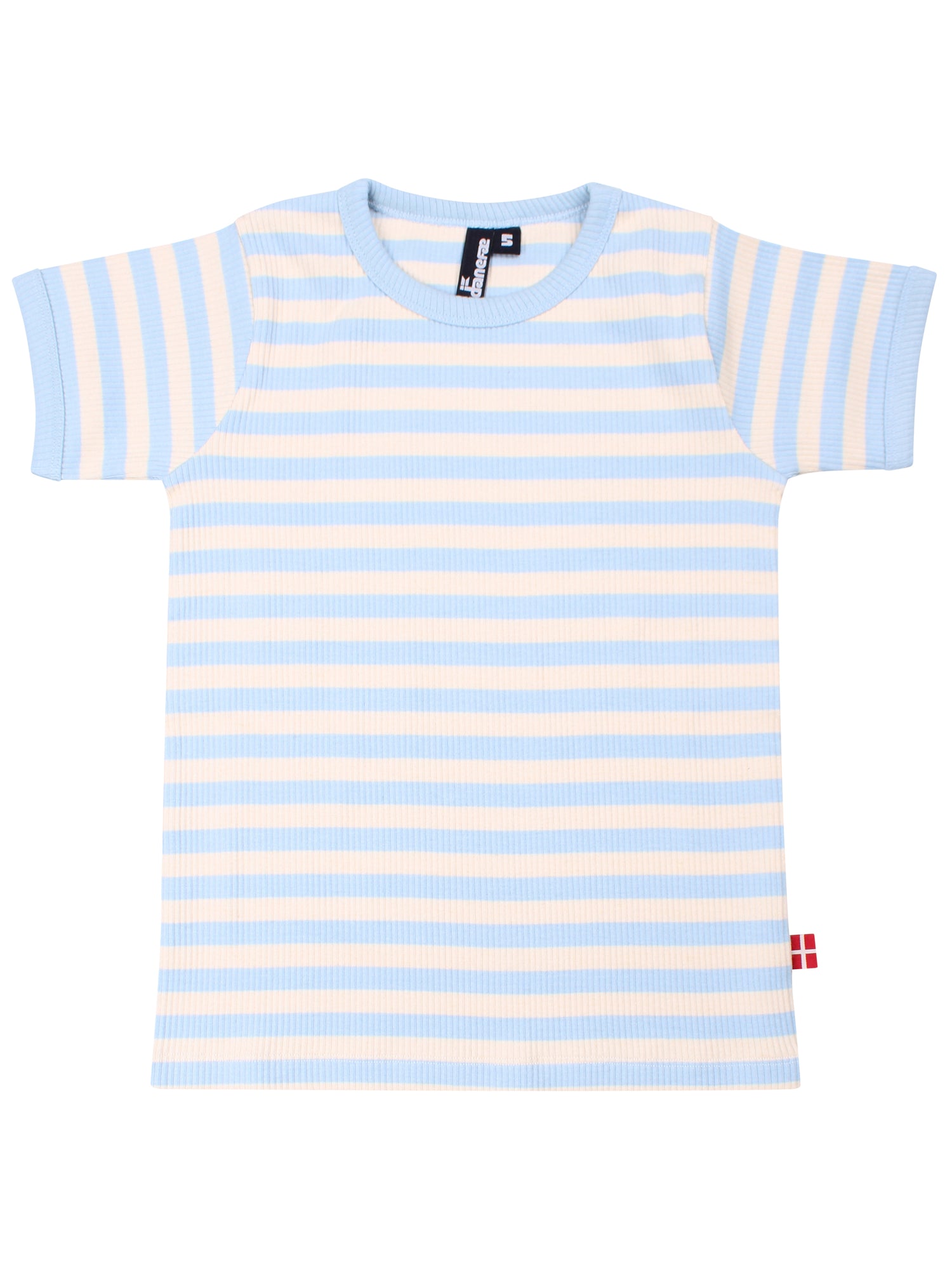 ESS - Danesoda Ribbing Tee Chalk/Cold Sky