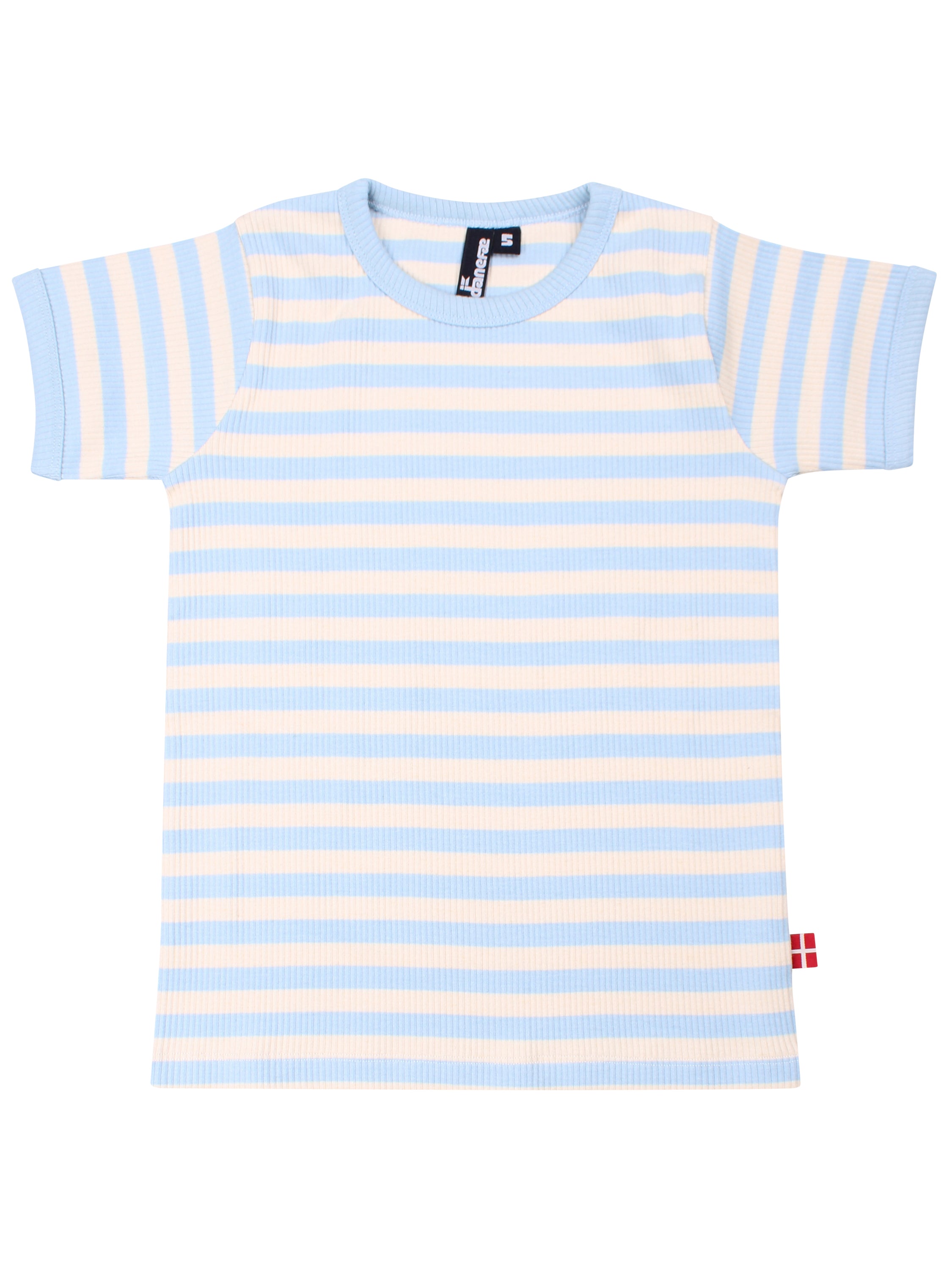 ESS - Danesoda Ribbing Tee Chalk/Cold Sky