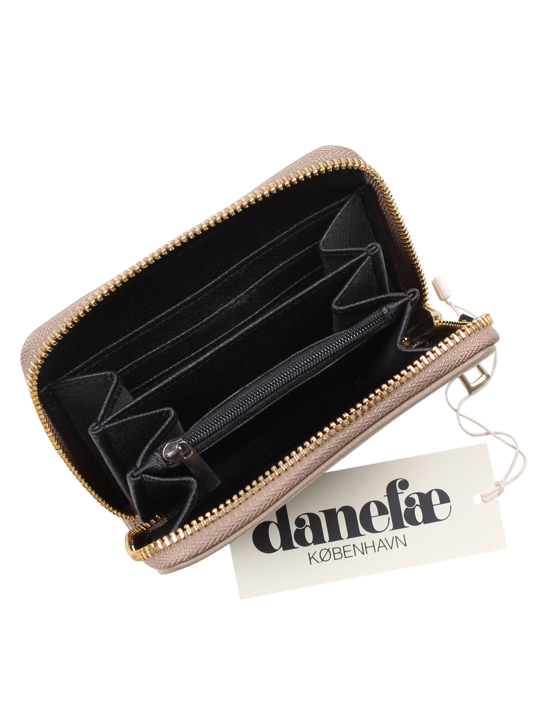 ESS - Danesortedam Leather Zip-Wallet Fossil