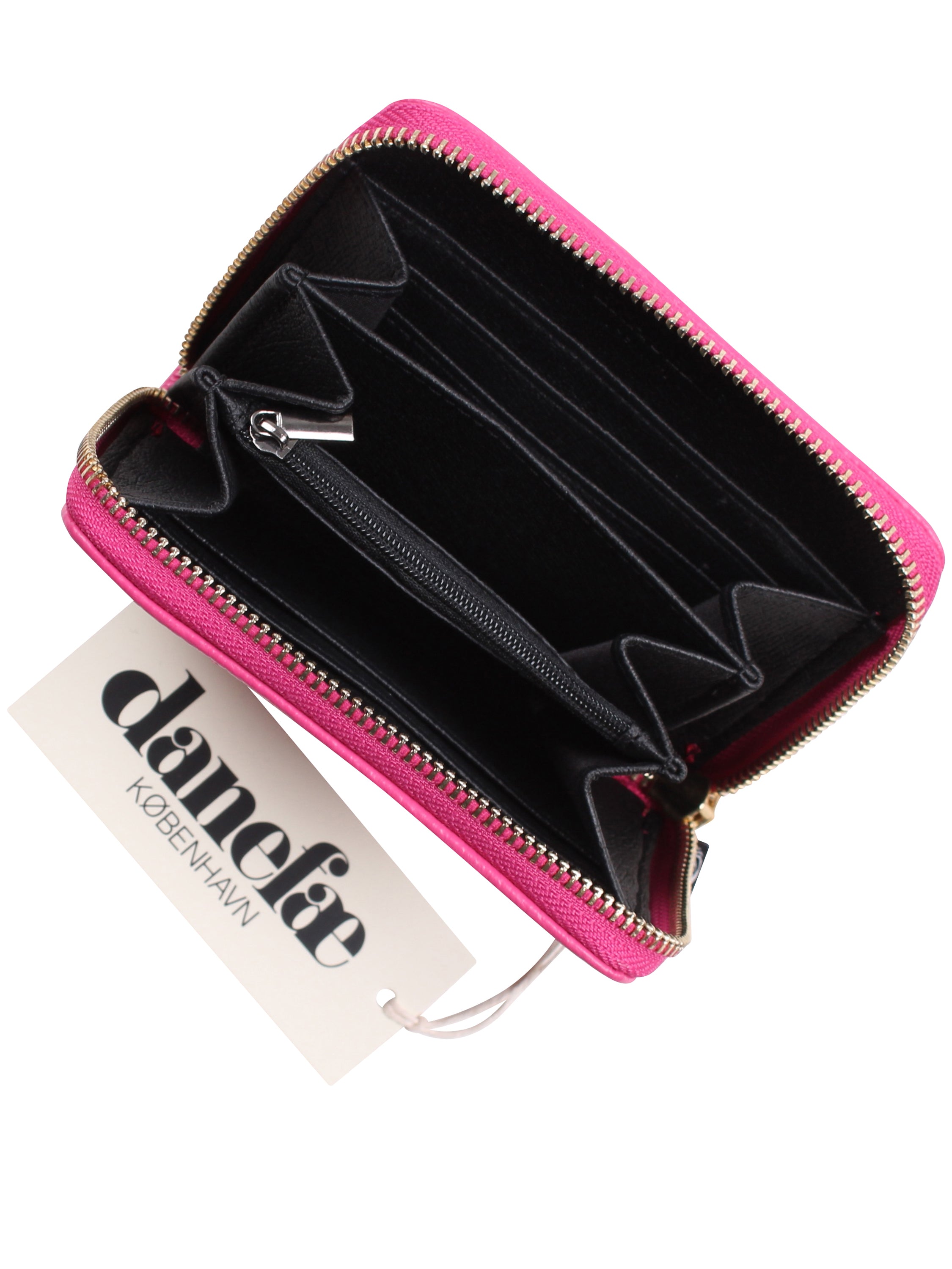 ESS - Danesortedam Leather Zip-Wallet Iconic Rose