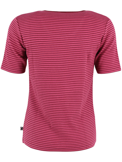 ESS - Danefriend Ribbing Tee Dark Cherry/Berry Compote