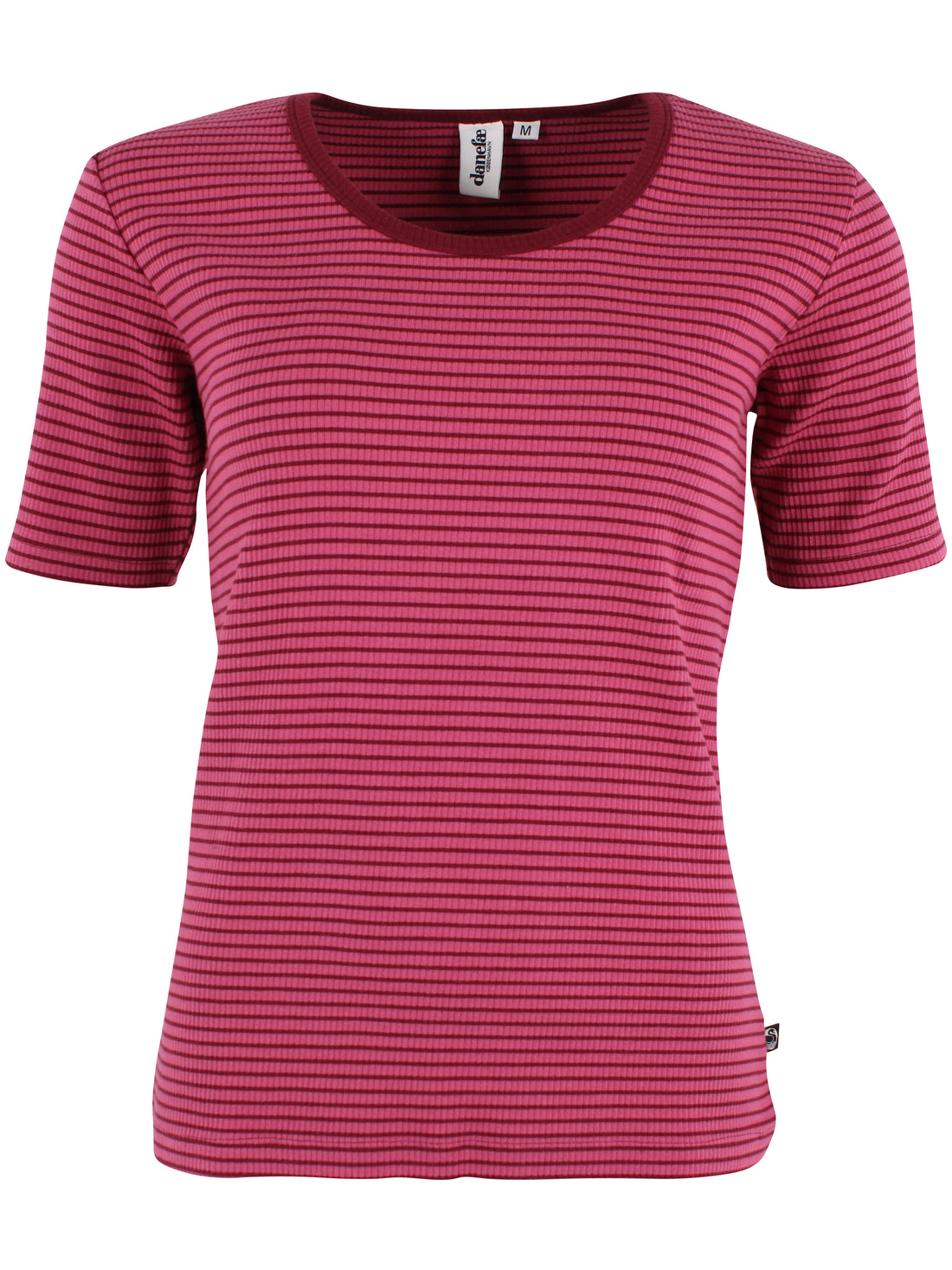 ESS - Danefriend Ribbing Tee Dark Cherry/Berry Compote