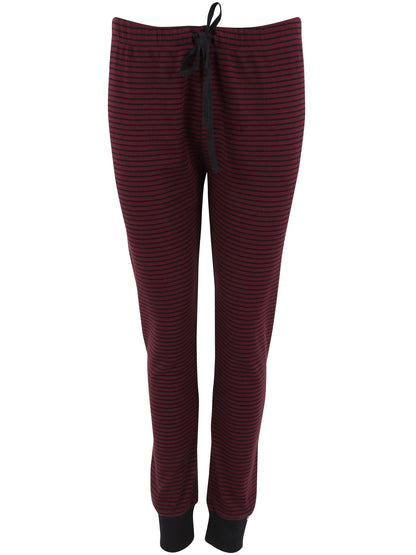 ESS - Danesandvig Lounge Pants Dark Wine/Black