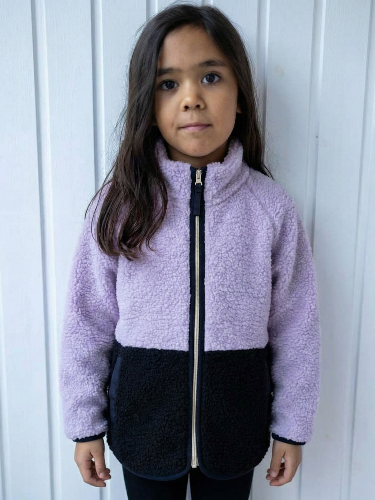 ESS - Danetalent Fleece Jacket Light Viola/Dk Navy