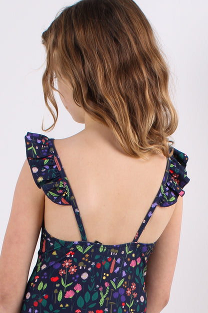 ESS - Danemermaid Swimsuit Navy BOTANICAL