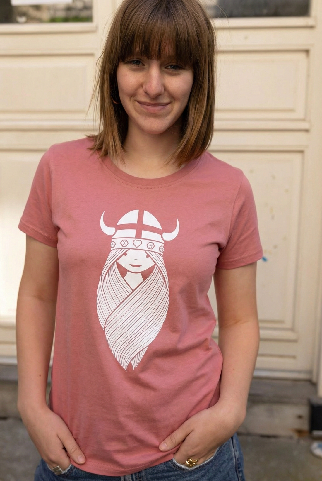 Danefavorito Tee X Grey Rose FREJA (weiß)