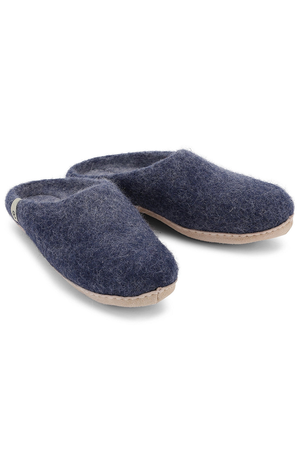 Egos Copenhagen Wollpantoffel Blau