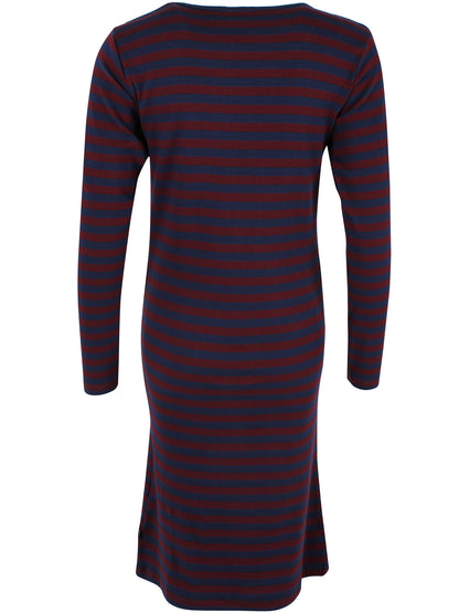 ESS - Danebestie LS Dress Dark Wine/Dark Navy