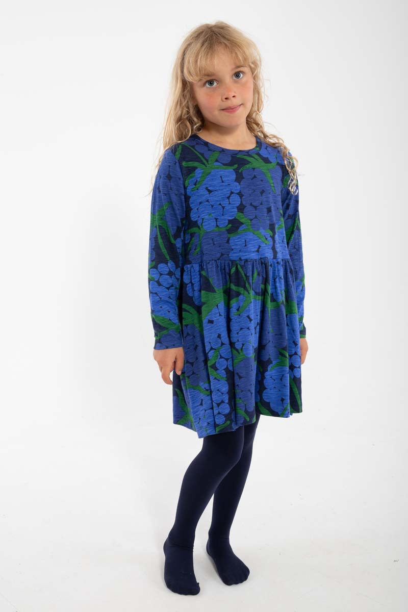 ORGANIC - Danemerete Dress Deep Blue MAXIBERRY