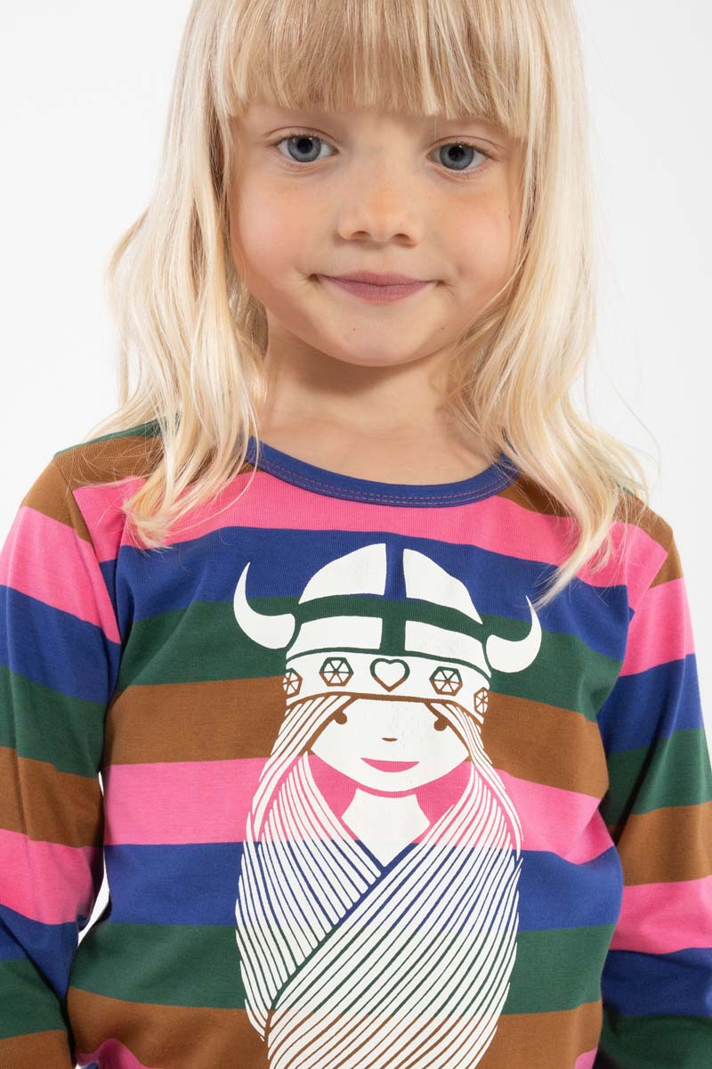 Bluse til børn med viking