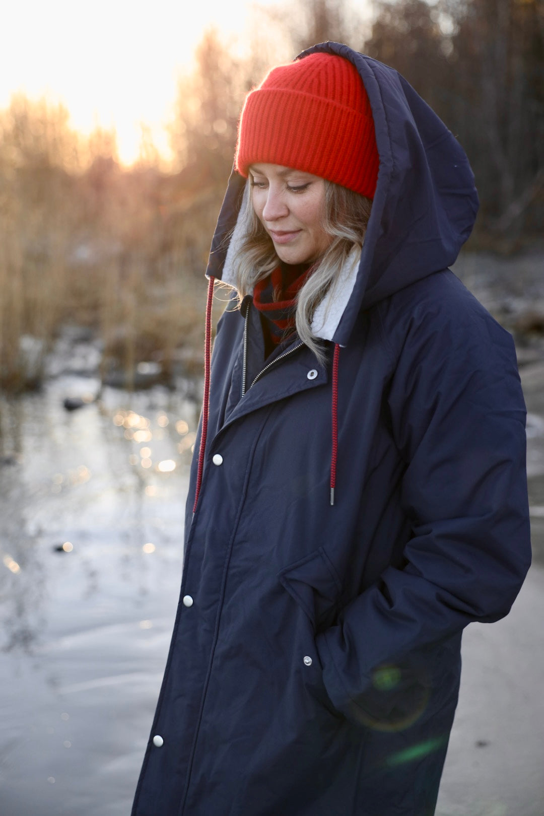 DAN （ダン） Navy Parka 中古・古着通販】DAN (ダン) Royal Navy Parka ネイビー サイズ:L