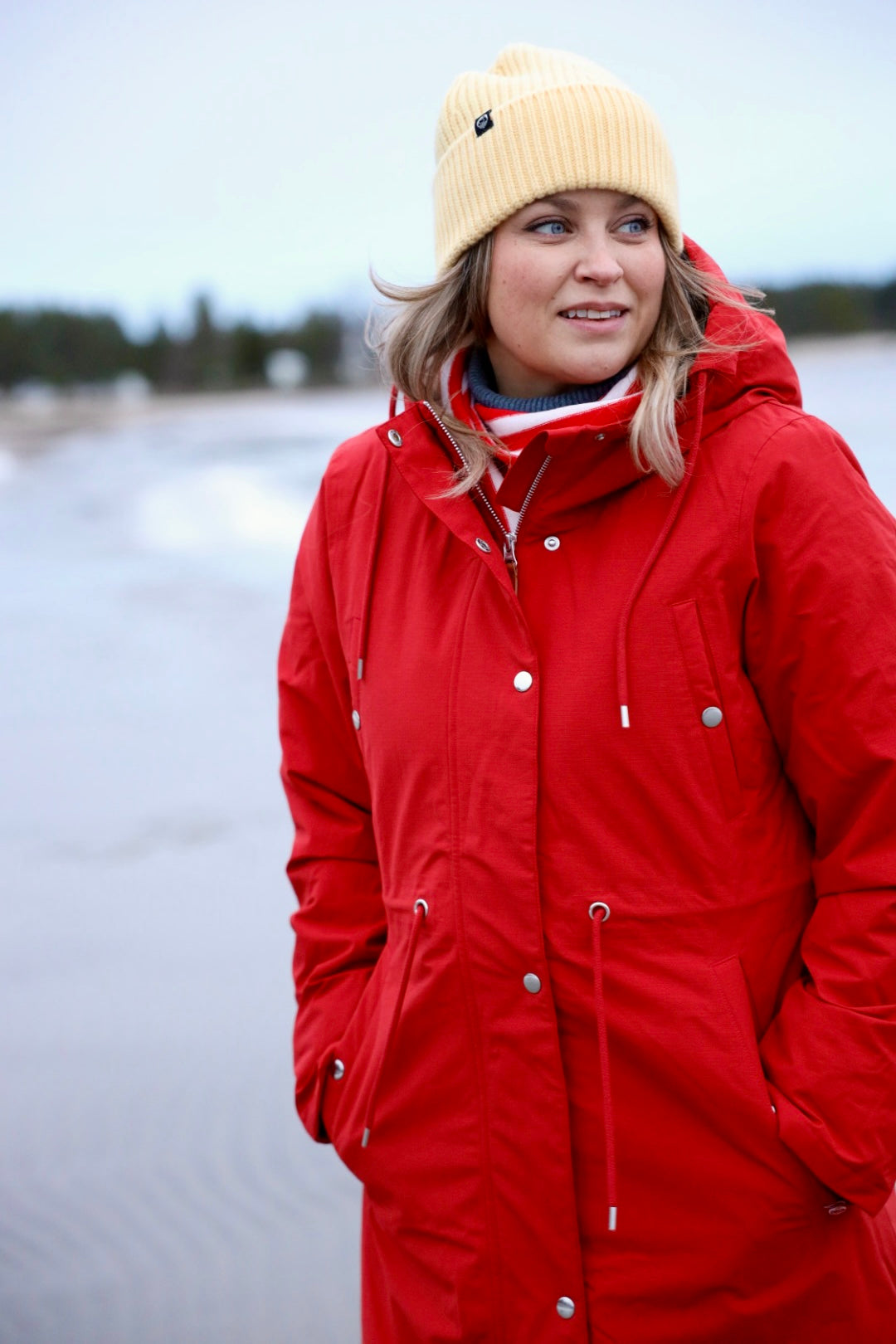 Danenora Winter Parka Dk Red