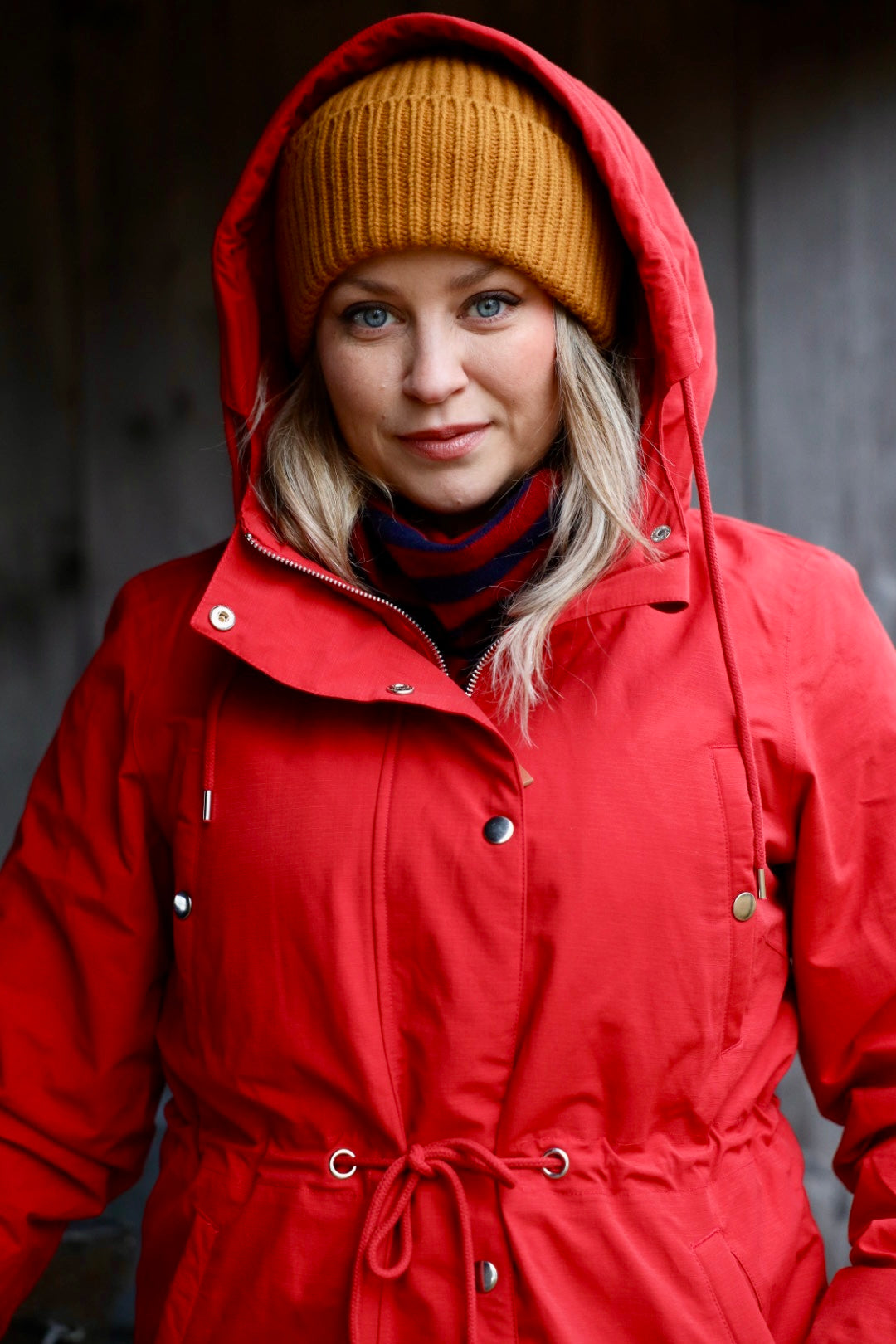 Danenora Winter Parka Dk Red