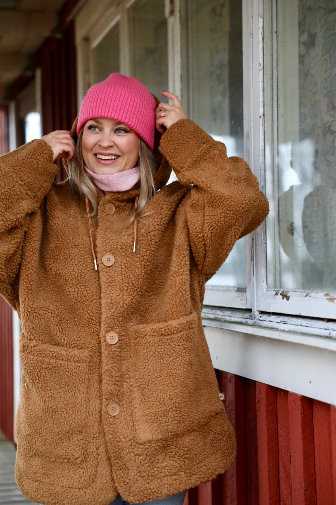 Danewillow Fleece Jacket Tobacco