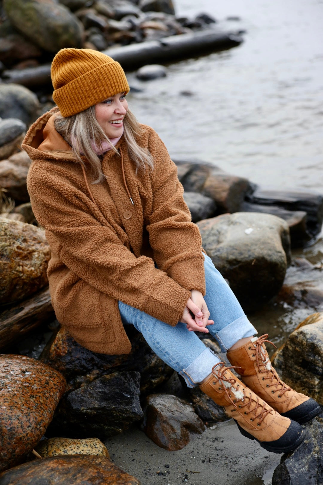 Danewillow Fleece Jacket Tobacco