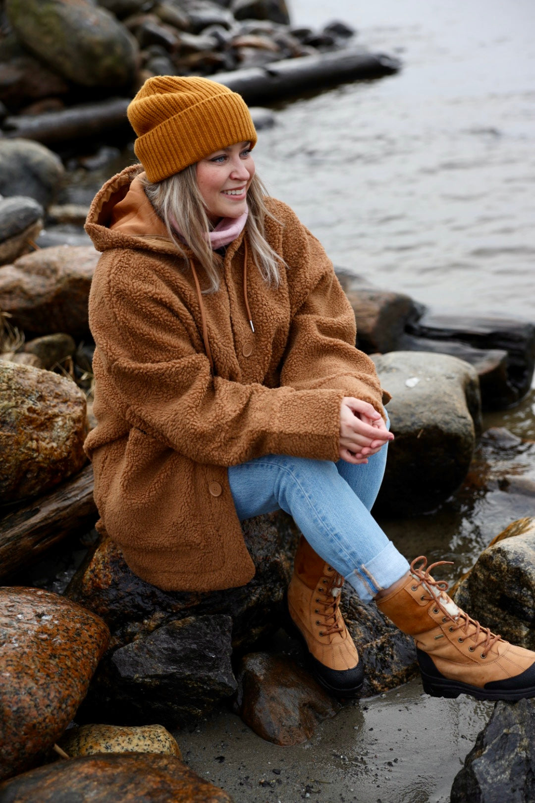 Danewillow Fleece Jacket Tobacco