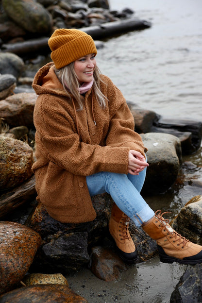 Danewillow Fleece Jacket Tobacco