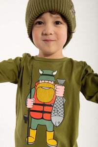 Danebasic Longsleeve Olive FISKVIK DEIN FREUND