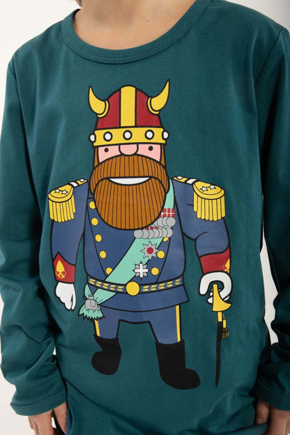 Bluse til børn med viking