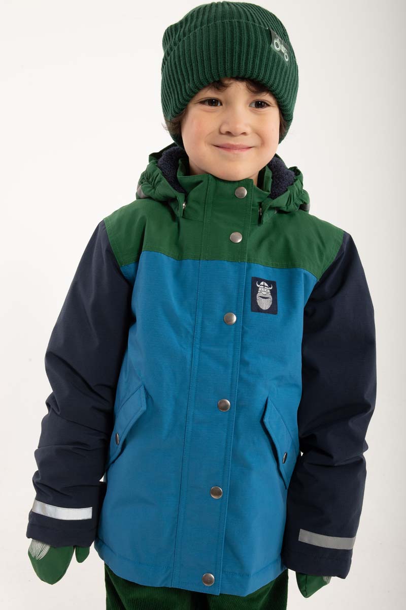 Vinterjakke til børn med viking